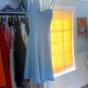 Light blue sparkly skater dress for Homecoming from Windsor